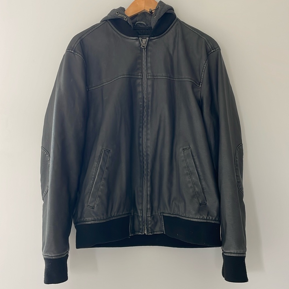 Levi Men’s Faux Leather Jacket